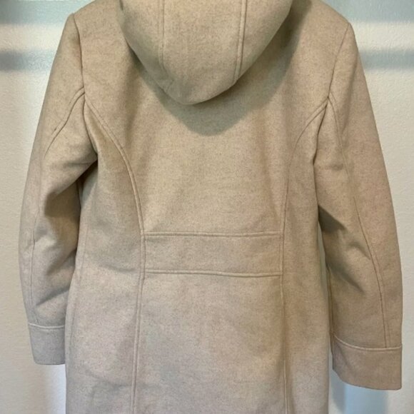 NWT Vince Camuto Ladies' Hooded Full-Zip Jacket, Tan (Oatmeal) - Picture 11 of 11